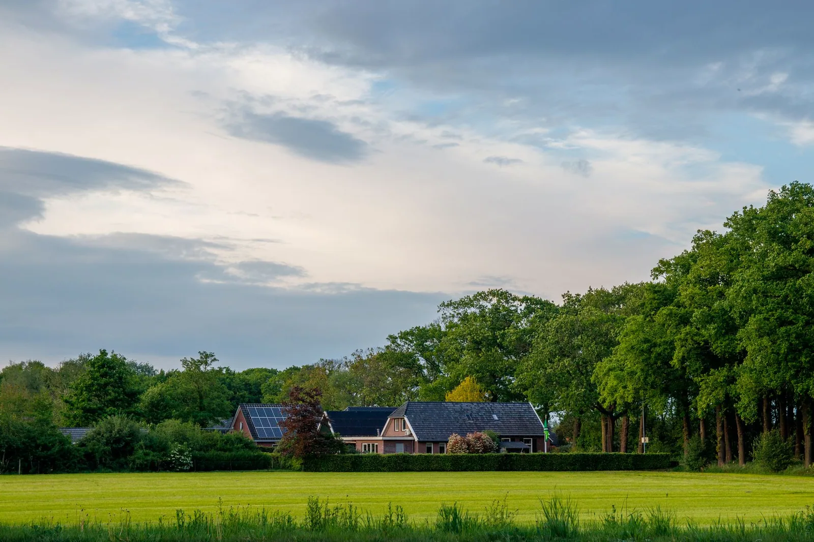 A rural North Alabama home on a large lot served by a septic system